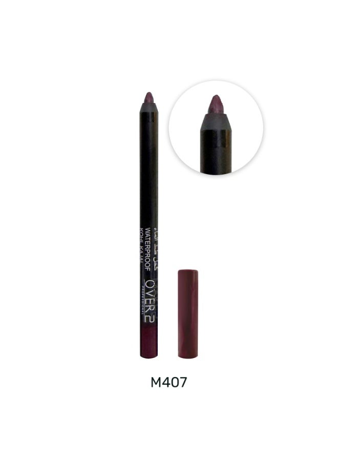 MAKE OVER 22 Kohl Waterproof Kajal M407 - Image 2